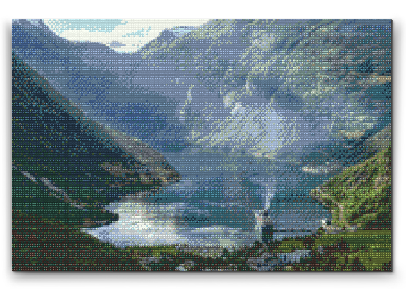 Diamond Paint - Geirangerfjord, Norge