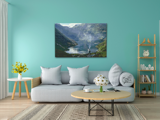 Diamond Paint - Geirangerfjord, Norge