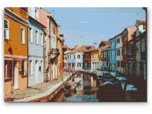 Diamond Paint - Venetianske gondoler