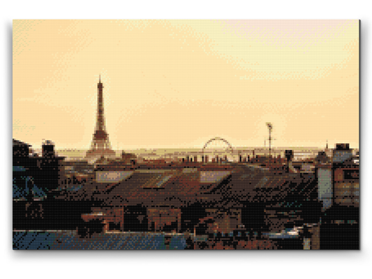 Diamond Paint - Paris ved daggry