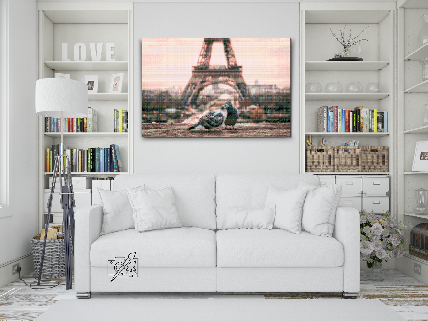 Diamond Paint - Duer i Paris