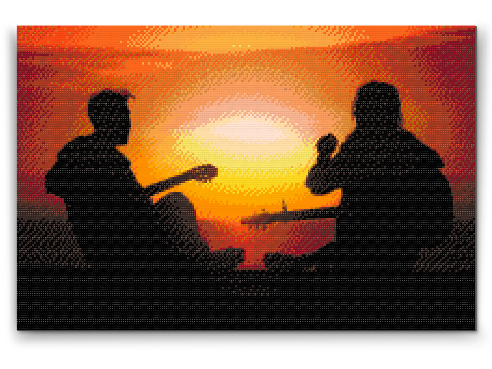 Diamond Paint - Guitarister ved Sunset