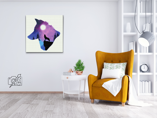 Diamond Paint - Hylende Volf