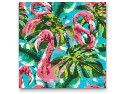 Diamond Paint - Pink Flamingoer