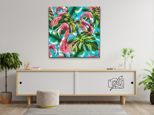 Diamond Paint - Pink Flamingoer