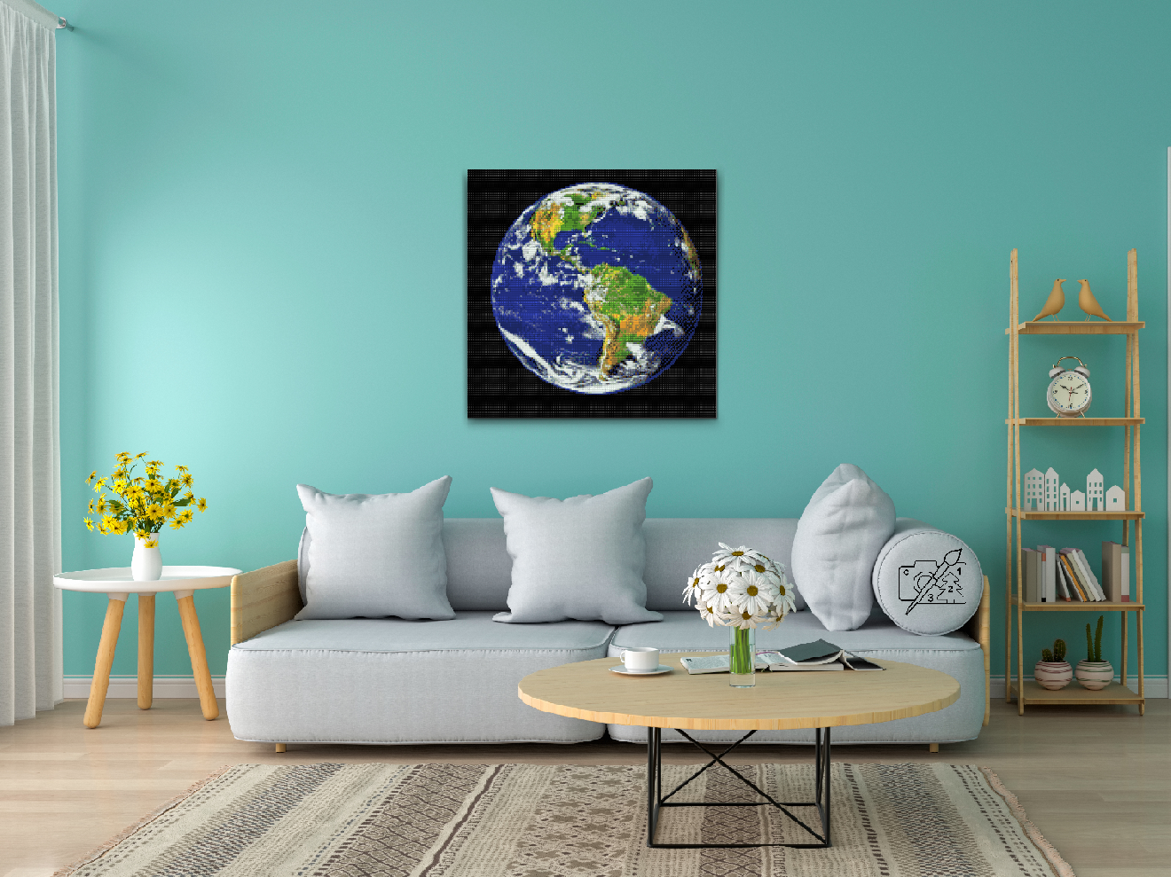 Diamond Paint - Planeten Jorden