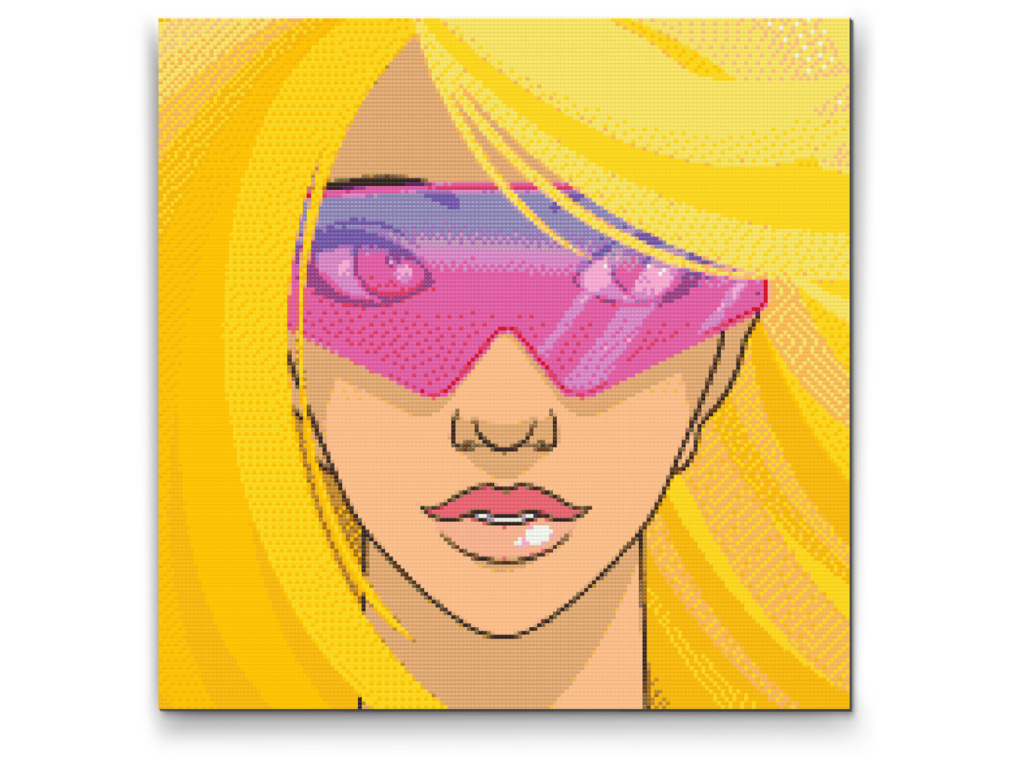 Diamond Paint - Charmerende blondine