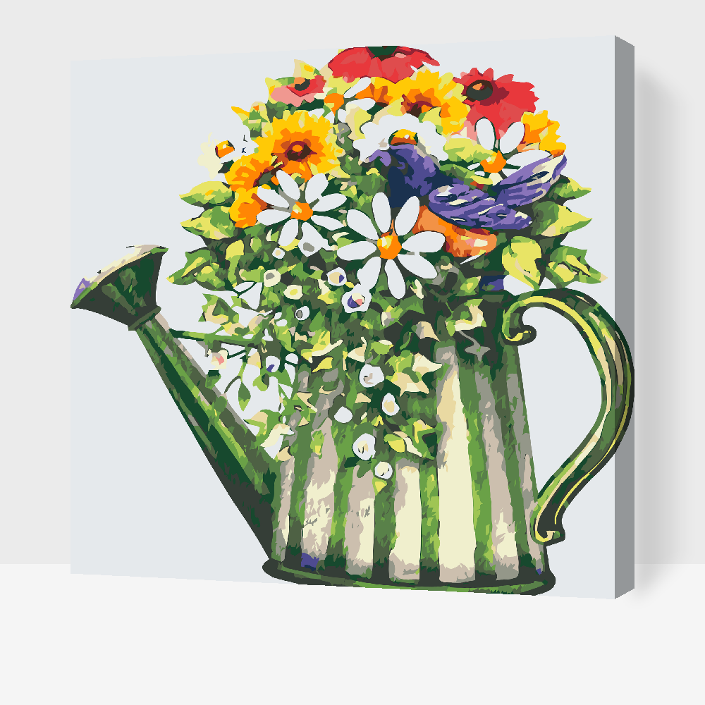 Paint by number - Buket i krus