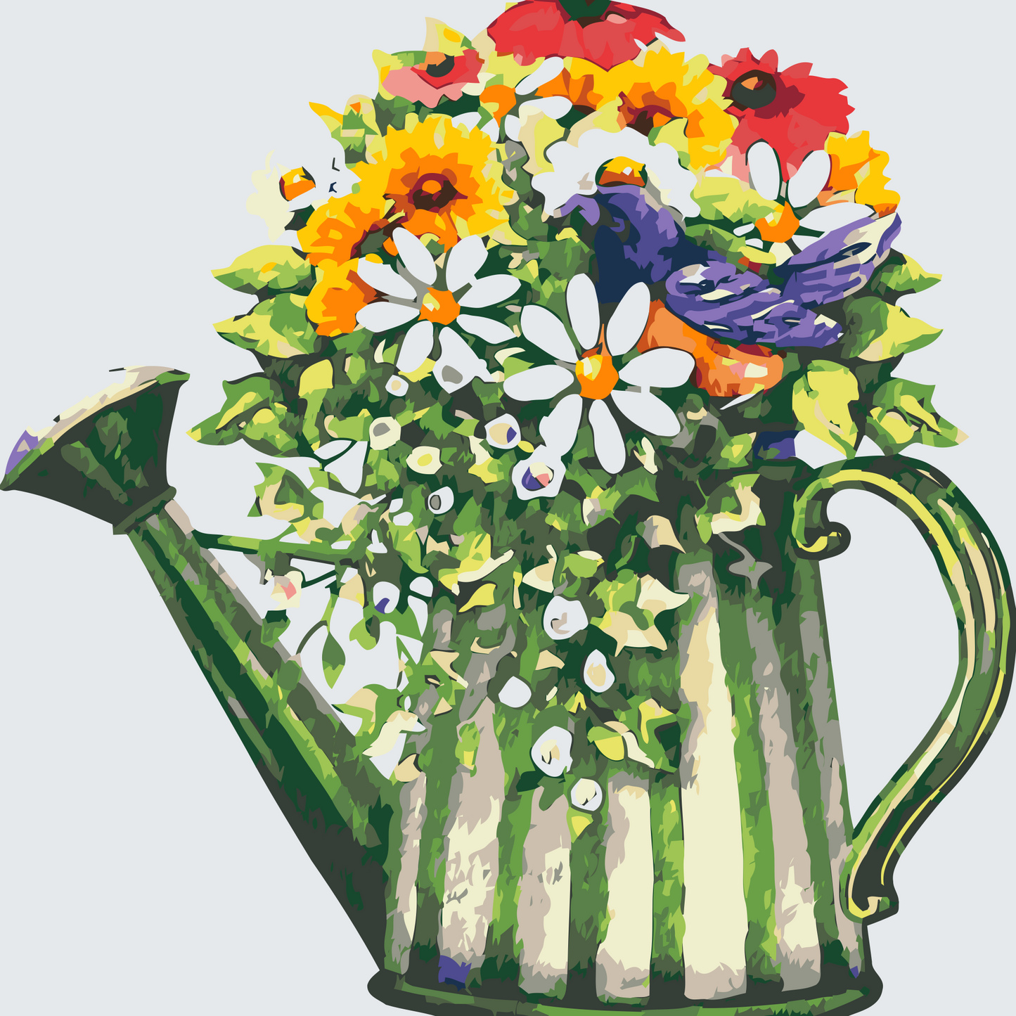 Paint by number - Buket i krus