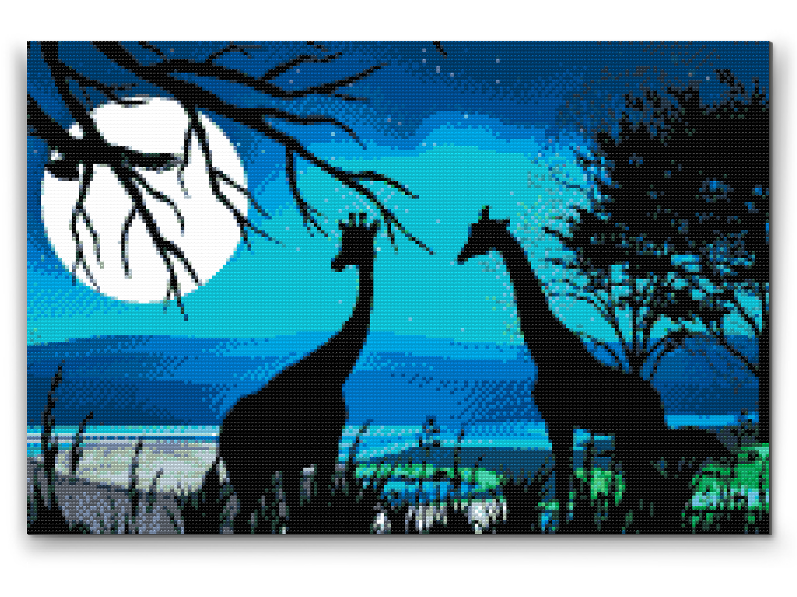Diamond Paint - Giraffer i Afrika