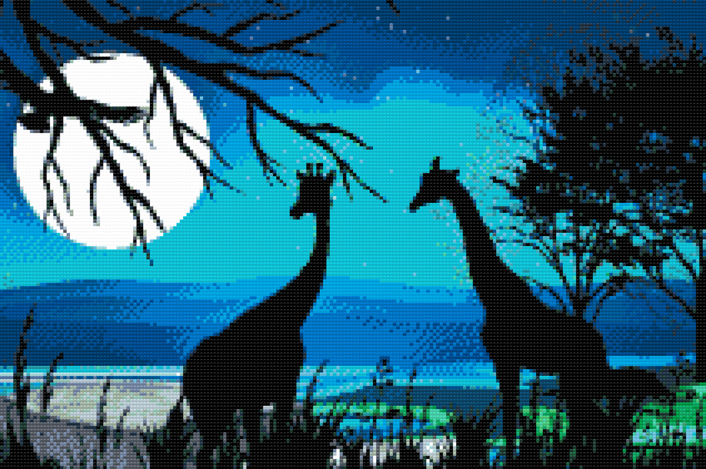 Diamond Paint - Giraffer i Afrika