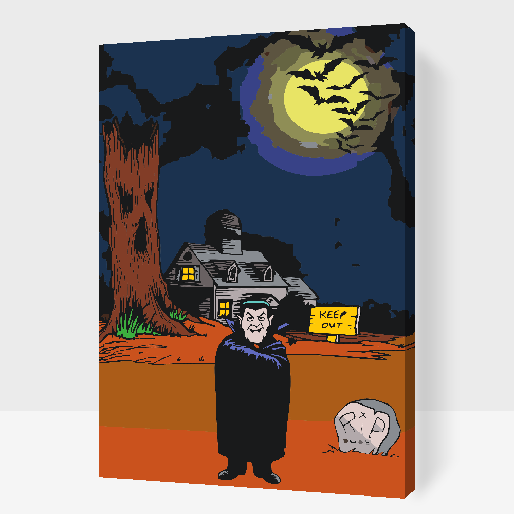 Paint by number - Dracula
