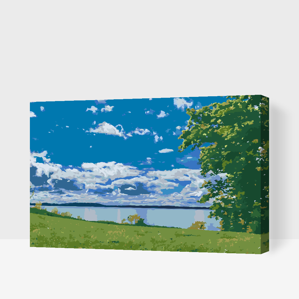 Paint by number - Sø i naturen