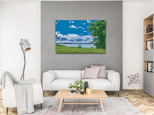 Paint by number - Sø i naturen