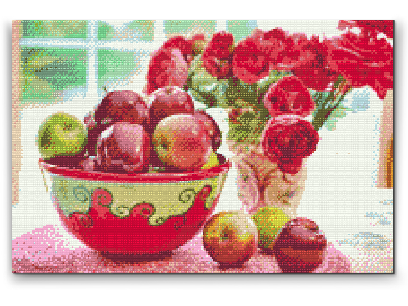 Diamond Paint - Æbler og blomster