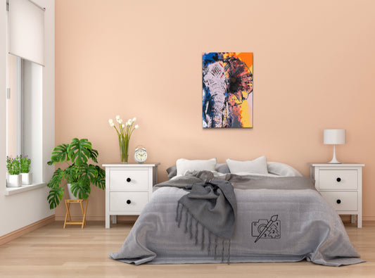 Paint by number - Afrikansk elefant