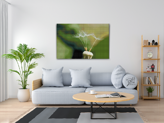 Diamond Paint - Mælkebøtte