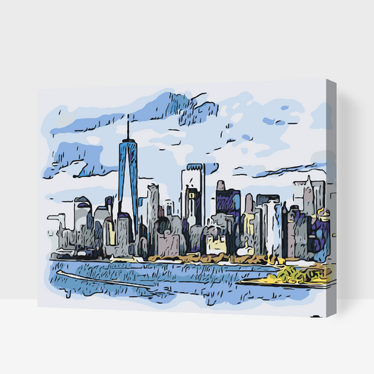 Paint by number - New York