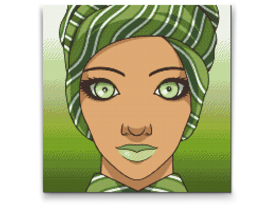 Diamond Paint - Kvinde med turban
