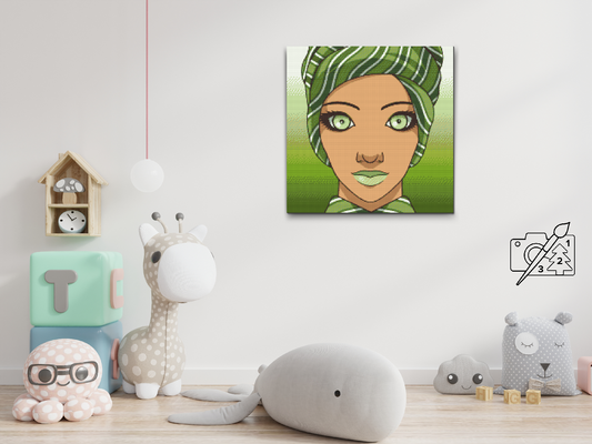 Diamond Paint - Kvinde med turban