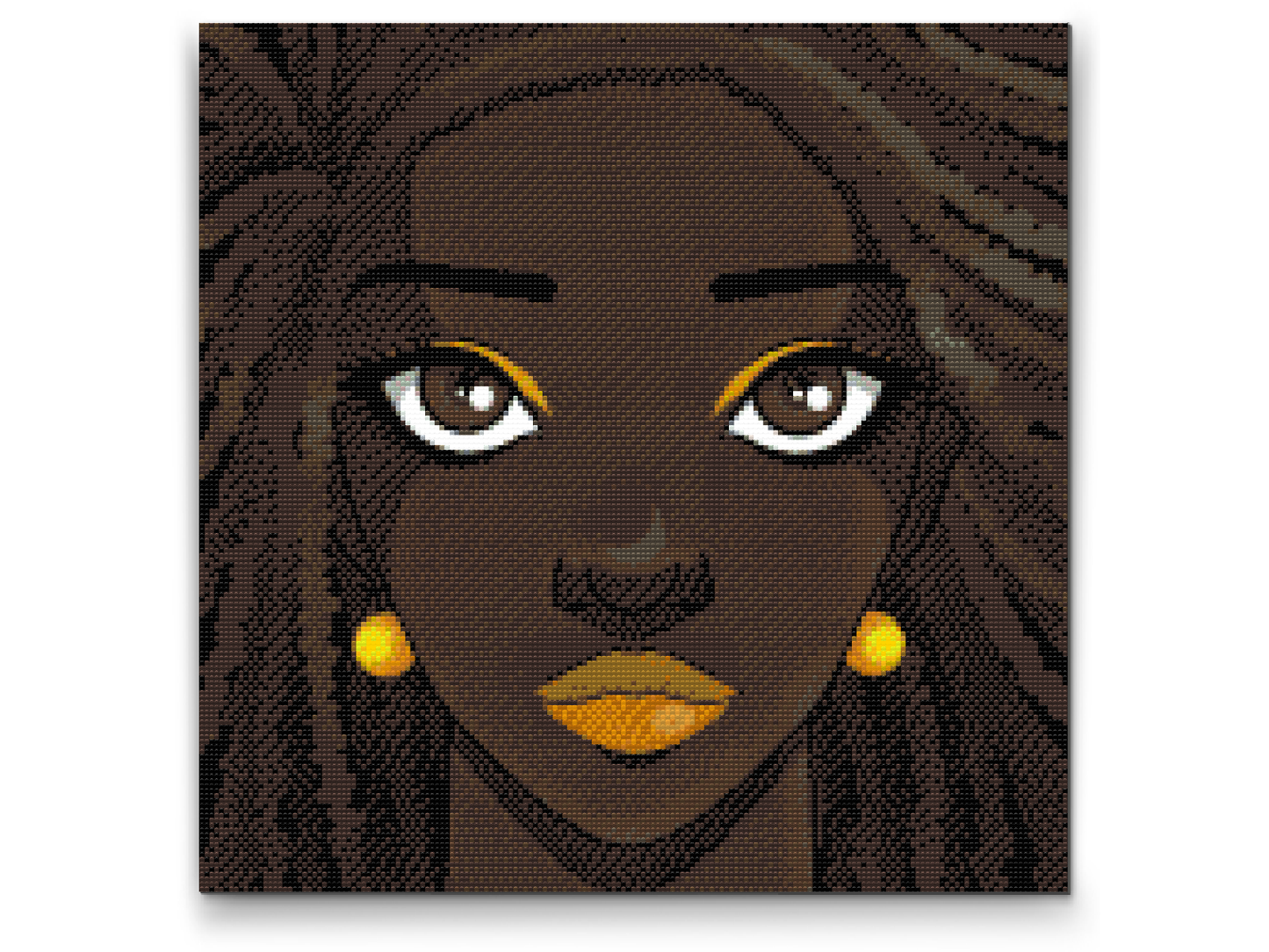 Diamond Paint - Afro-kvinde