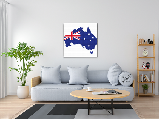 Diamond Paint - Kort over Australien