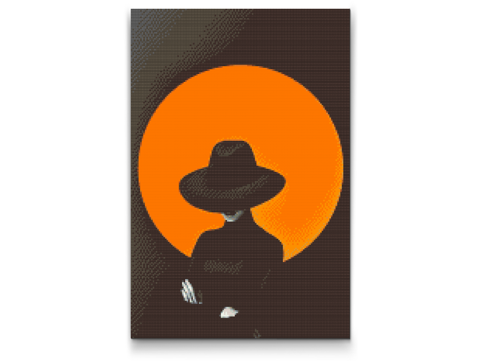 Diamond Paint - Den mystiske kvinde med hatten