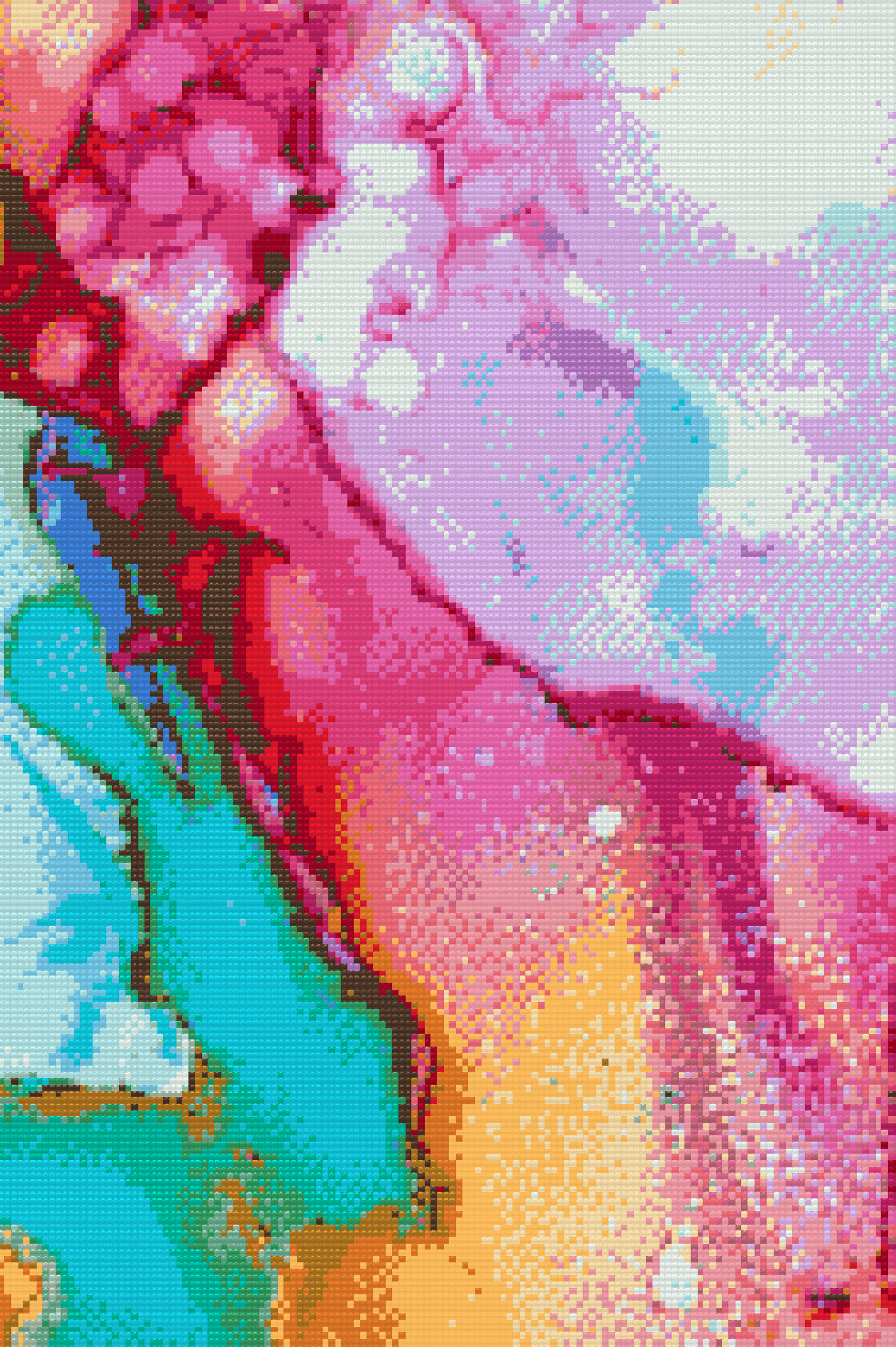 Diamond Paint - Farverig kunst