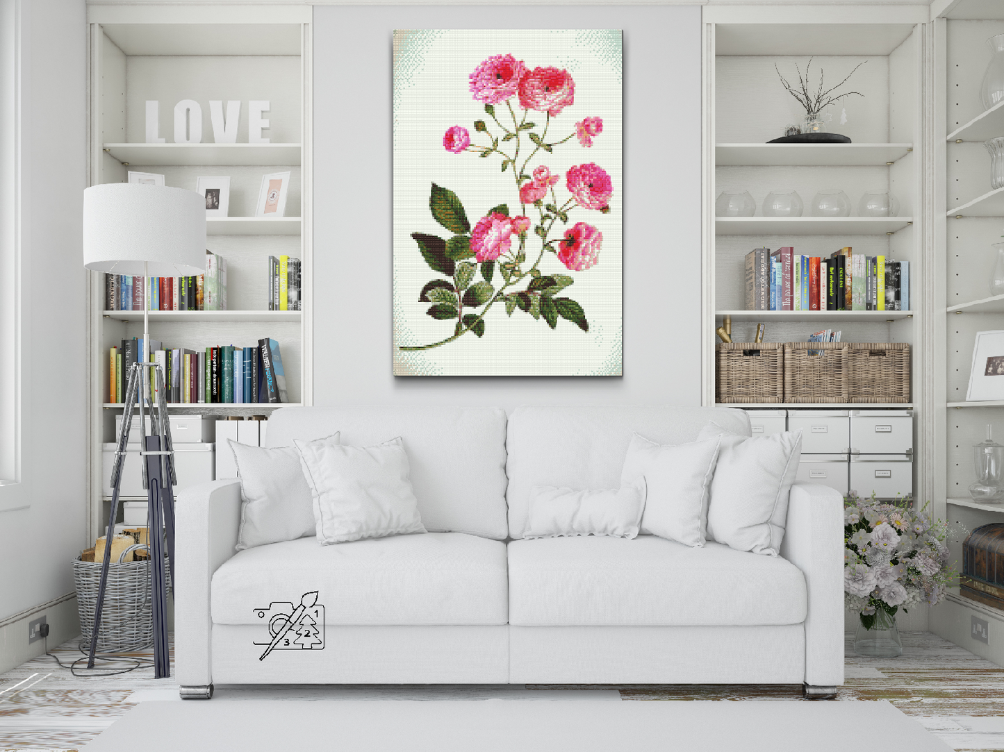 Diamond Paint - Vintage Flowers 2