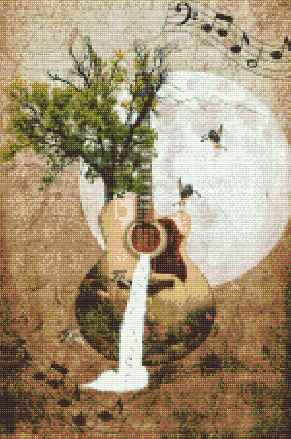 Diamond Paint - Naturguitar