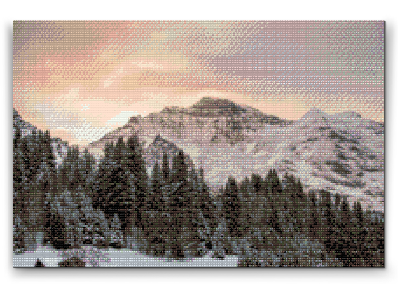 Diamond Paint - Schweiziske Alper Jungfrau