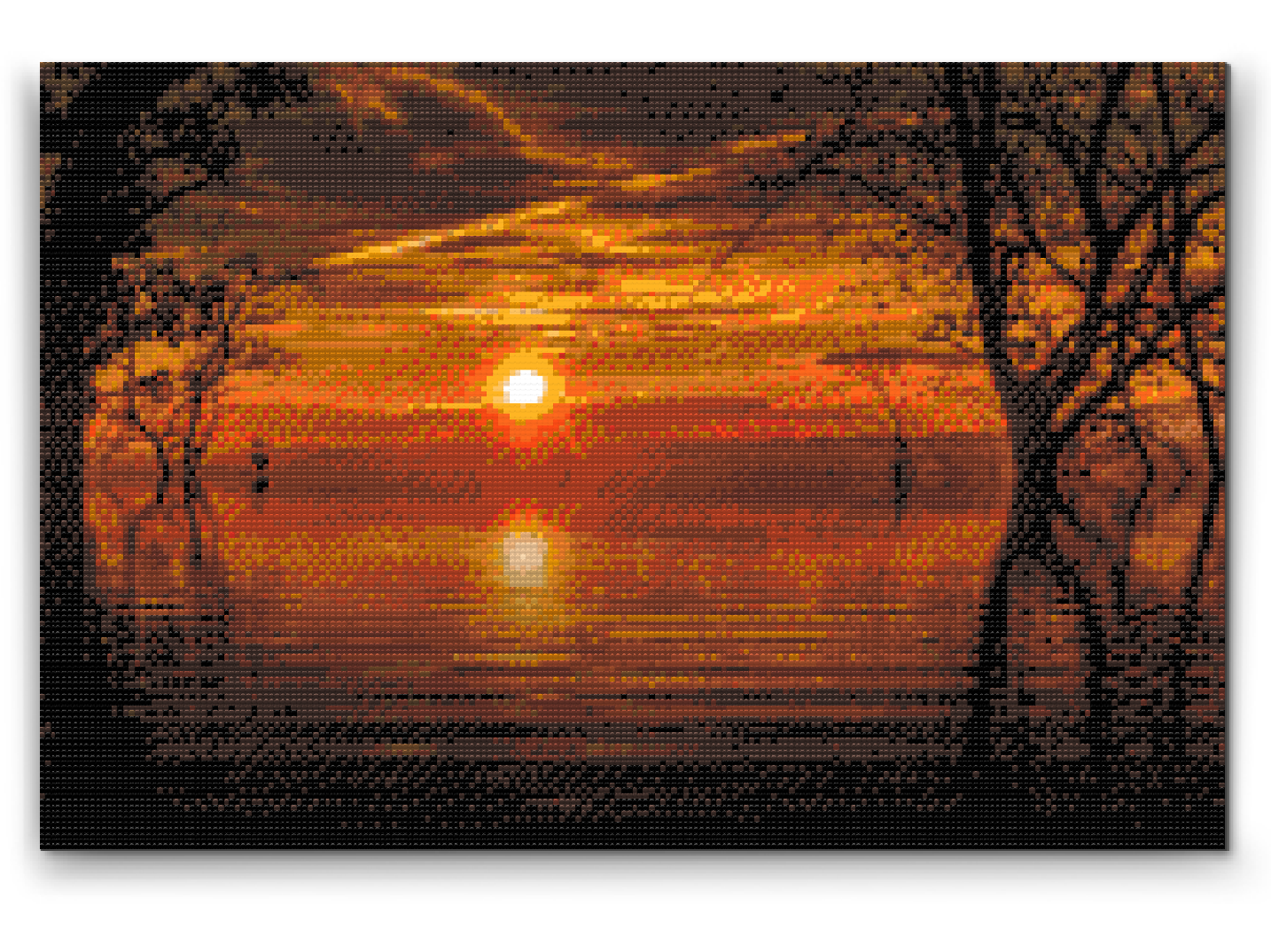 Diamond Paint - Magisk solnedgang