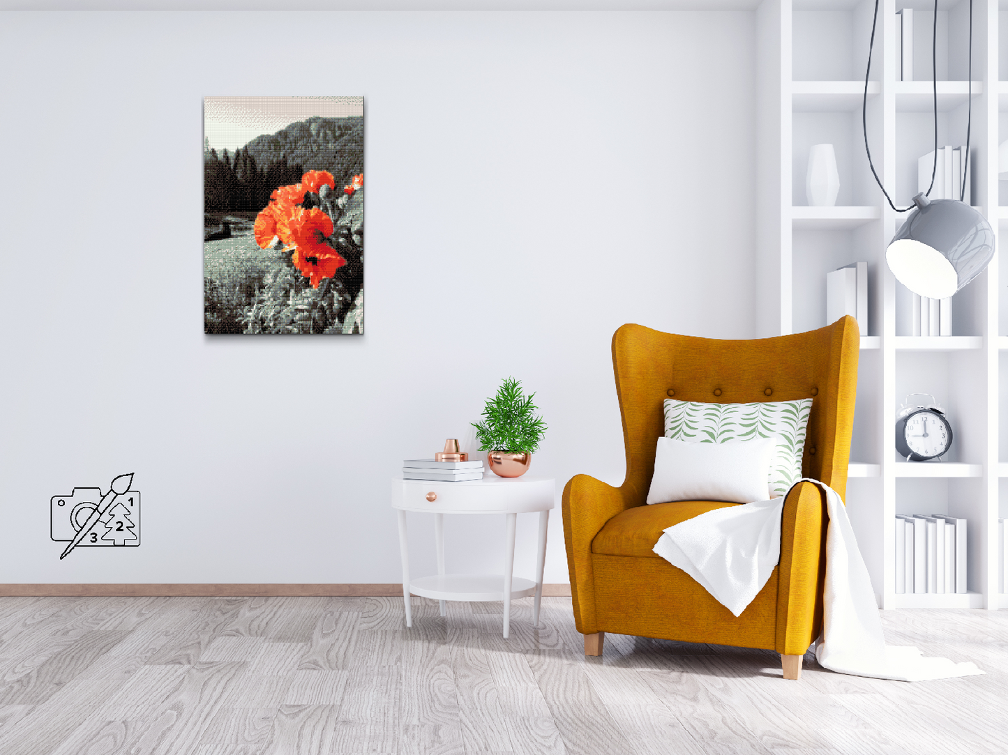 Diamond Paint - Valmue i bjergene