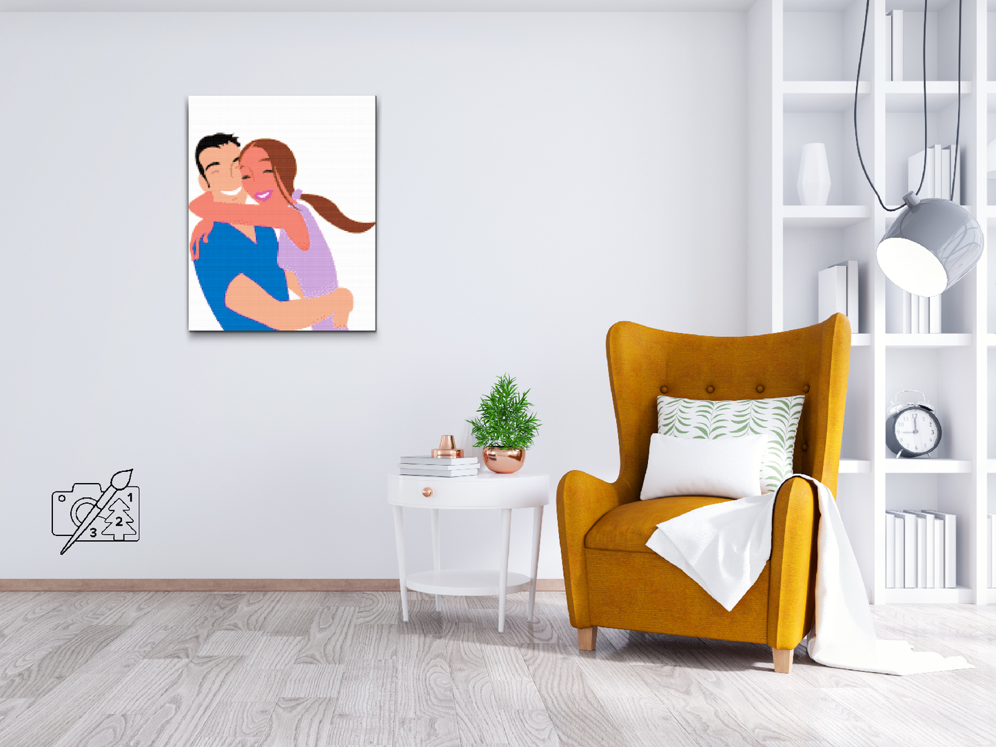 Diamond Paint - Lykkeligt par