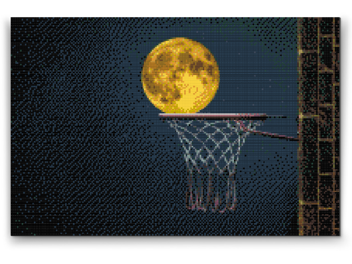 Diamond Paint - Basketball fuldmåne