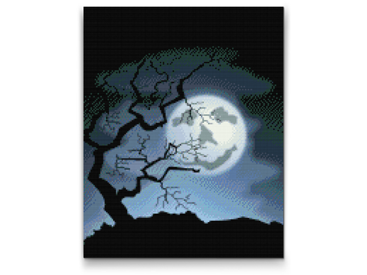 Diamond Paint - Spooky Moon