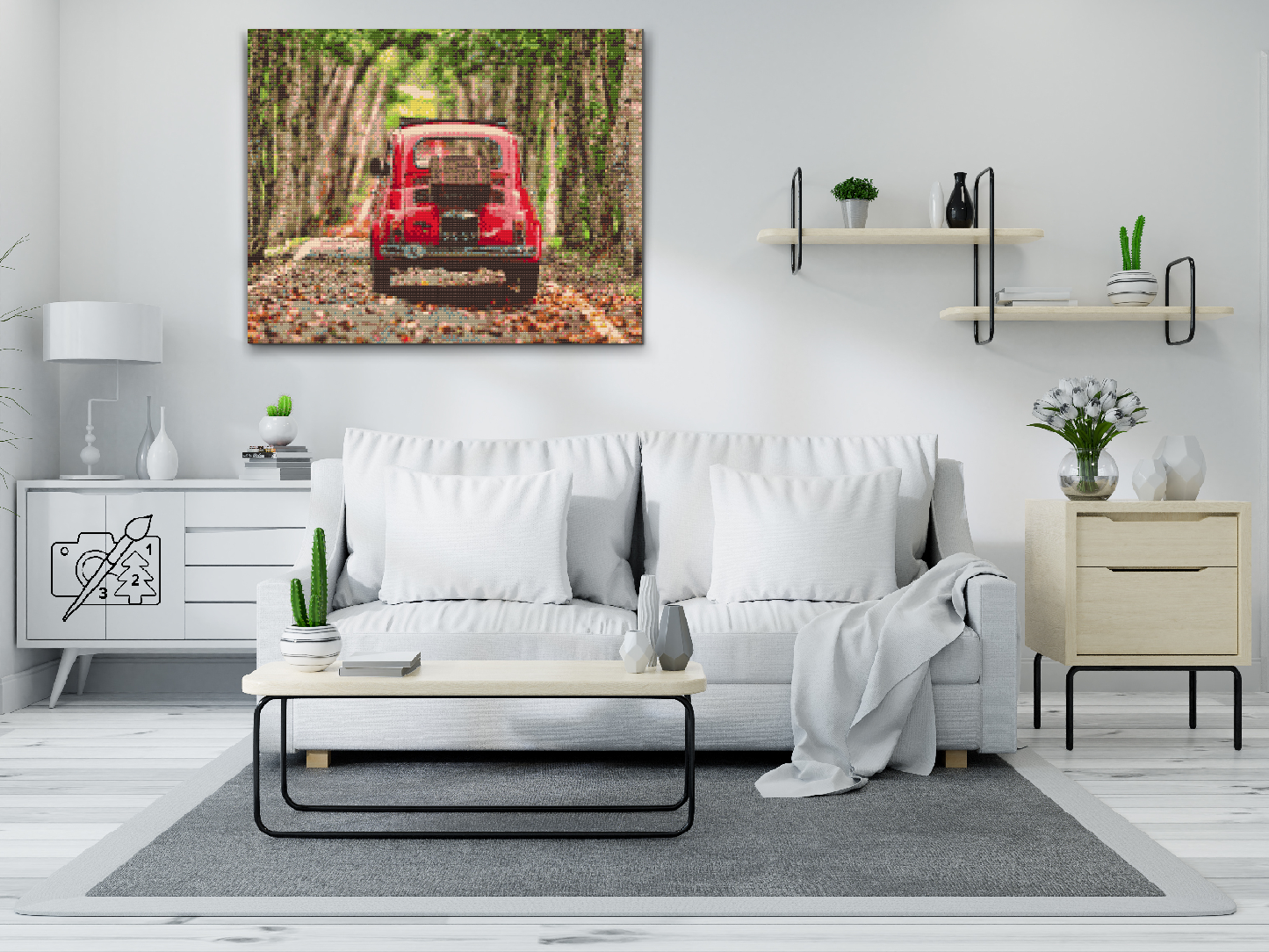 Diamond Paint - Fiat 500