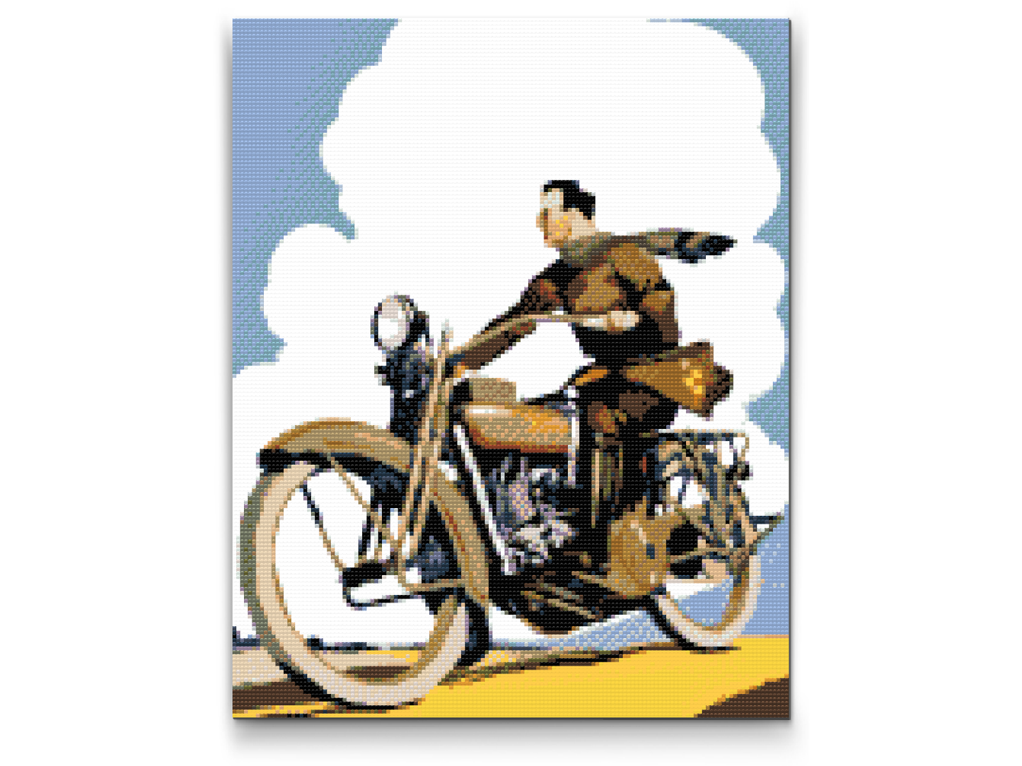 Diamond Paint - Retro Motorcyklist