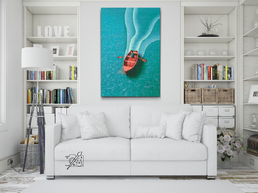 Diamond Paint - Roning til søs