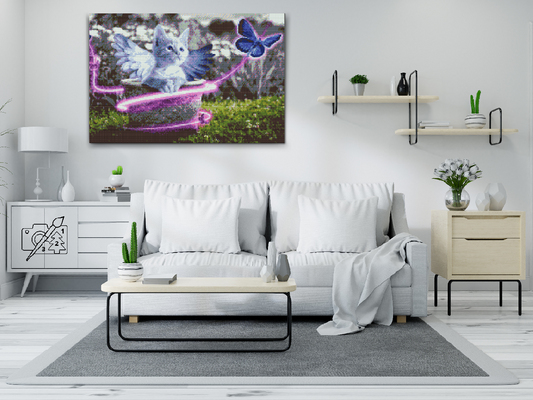 Diamond Paint - Killing med vinger