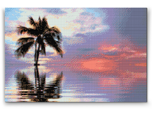 Diamond Paint - Palme i havet