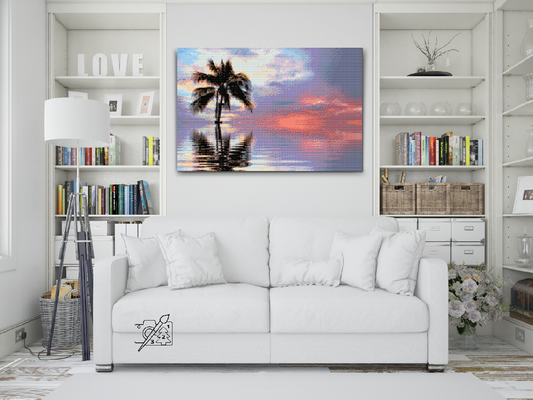 Diamond Paint - Palme i havet