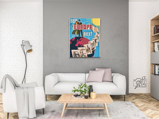 Paint by number - Rejser rundt i Europa