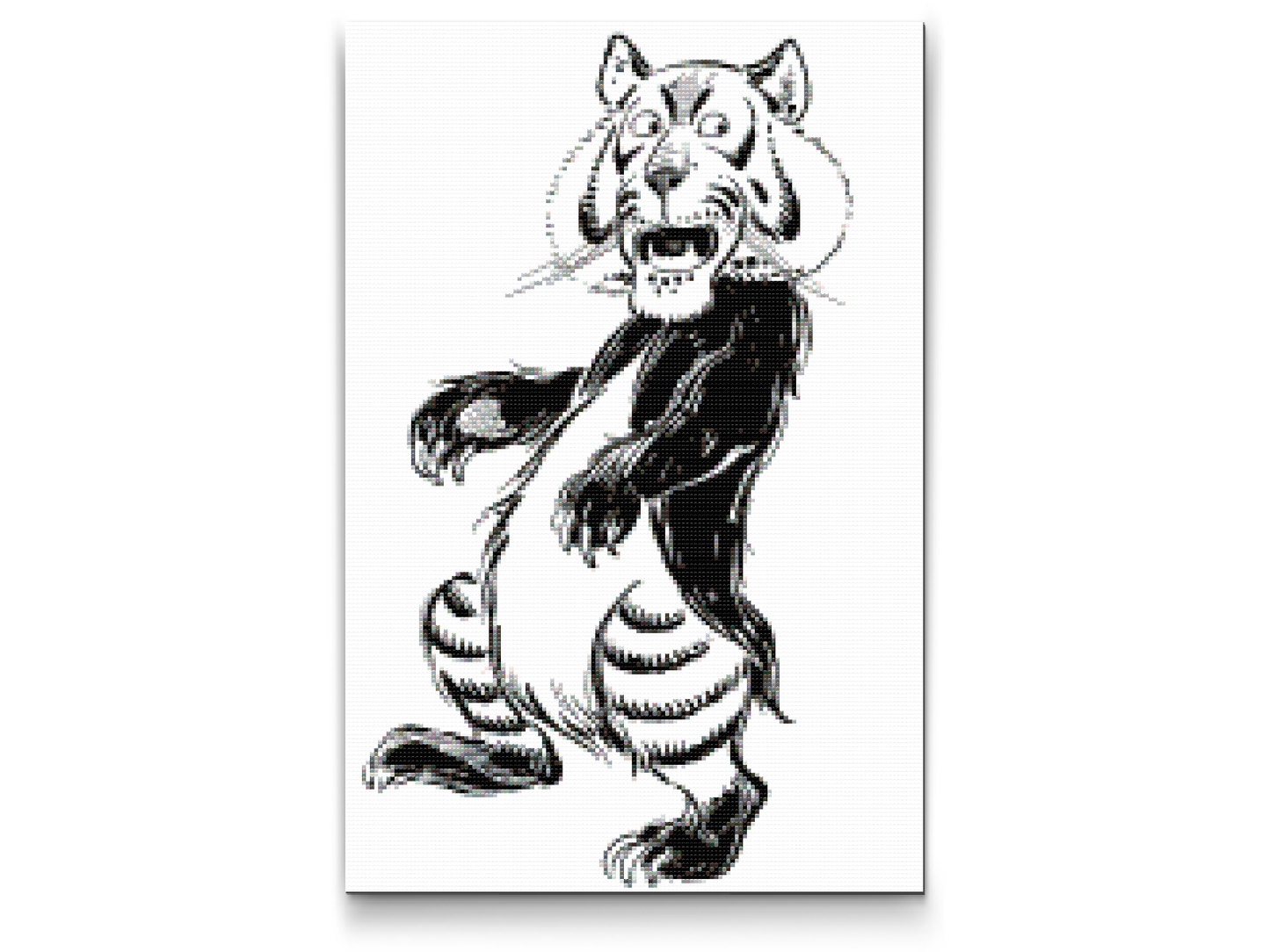 Diamond Paint - B/W Lion