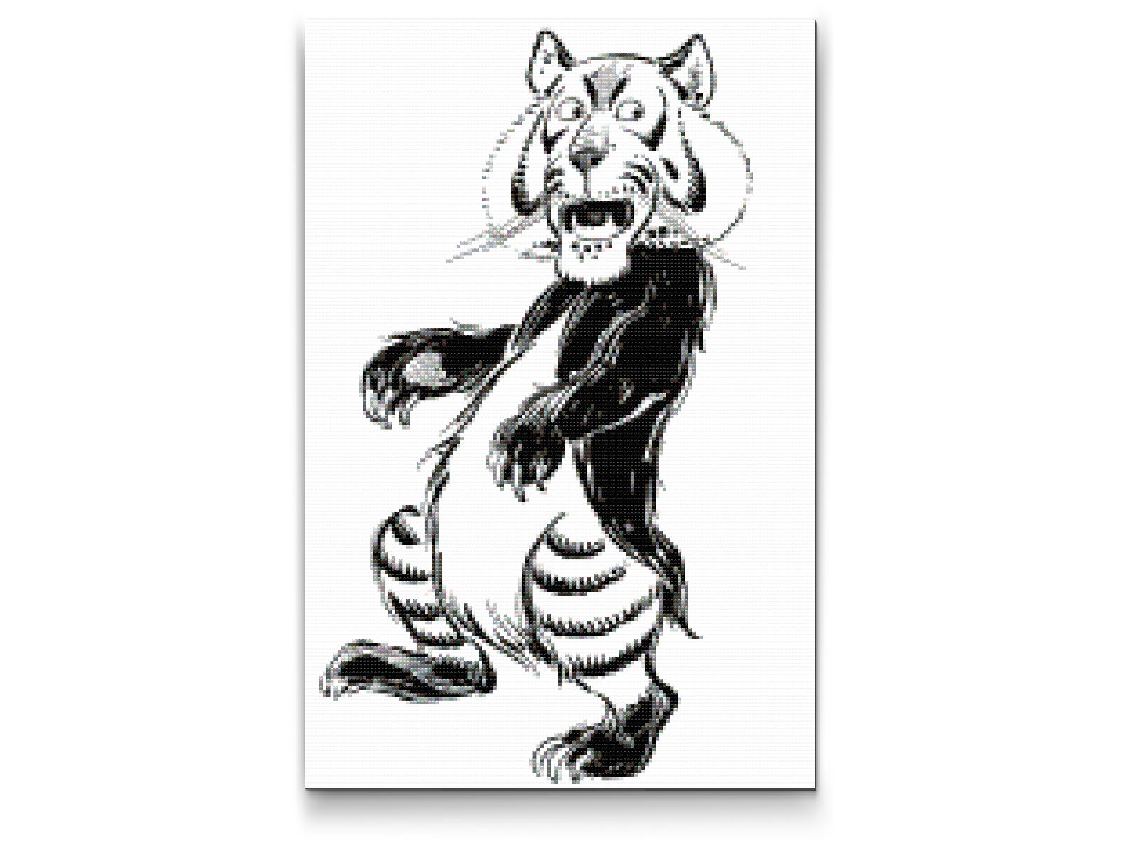 Diamond Paint - B/W Lion