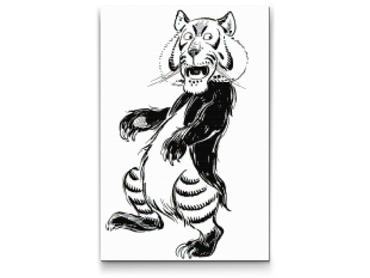 Diamond Paint - B/W Lion