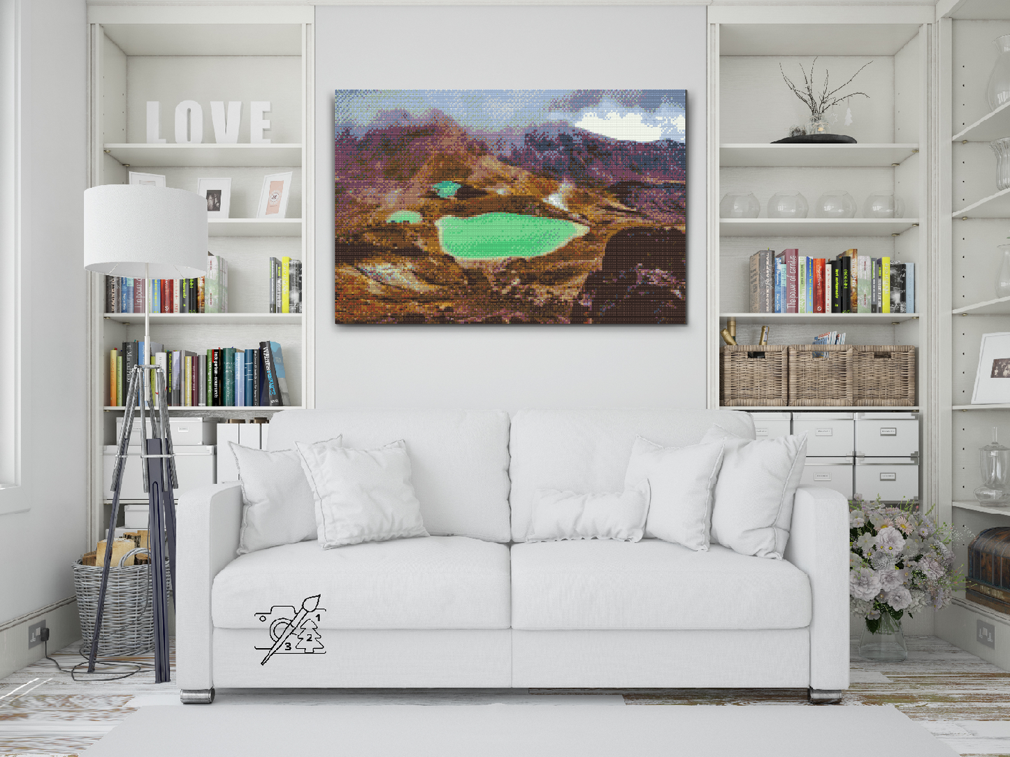 Diamond Paint - Tongariro Nationalpark