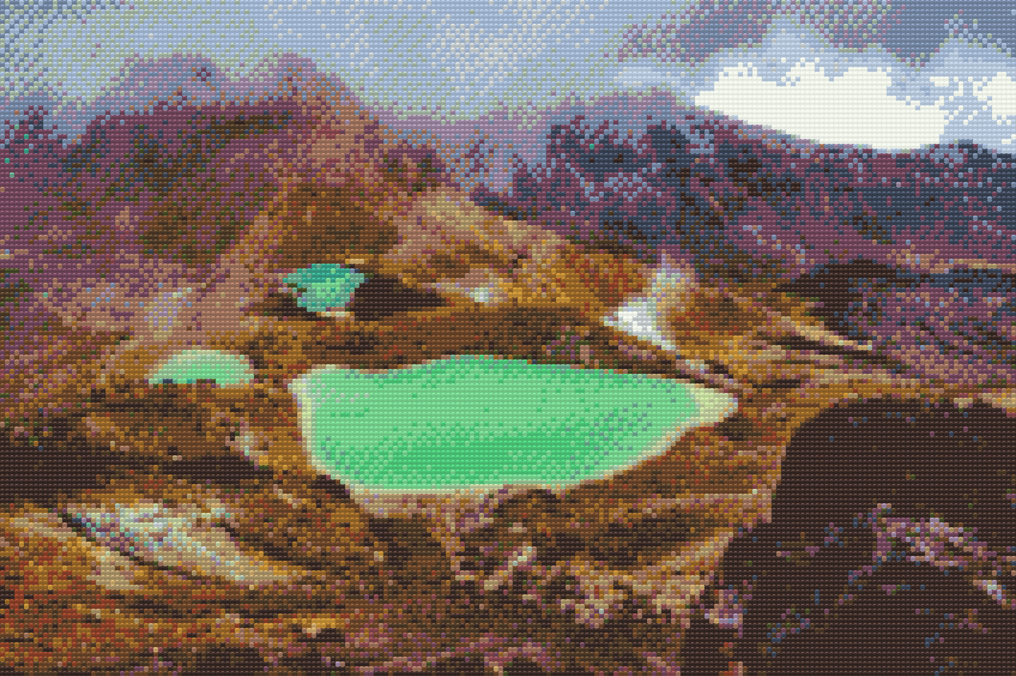 Diamond Paint - Tongariro Nationalpark