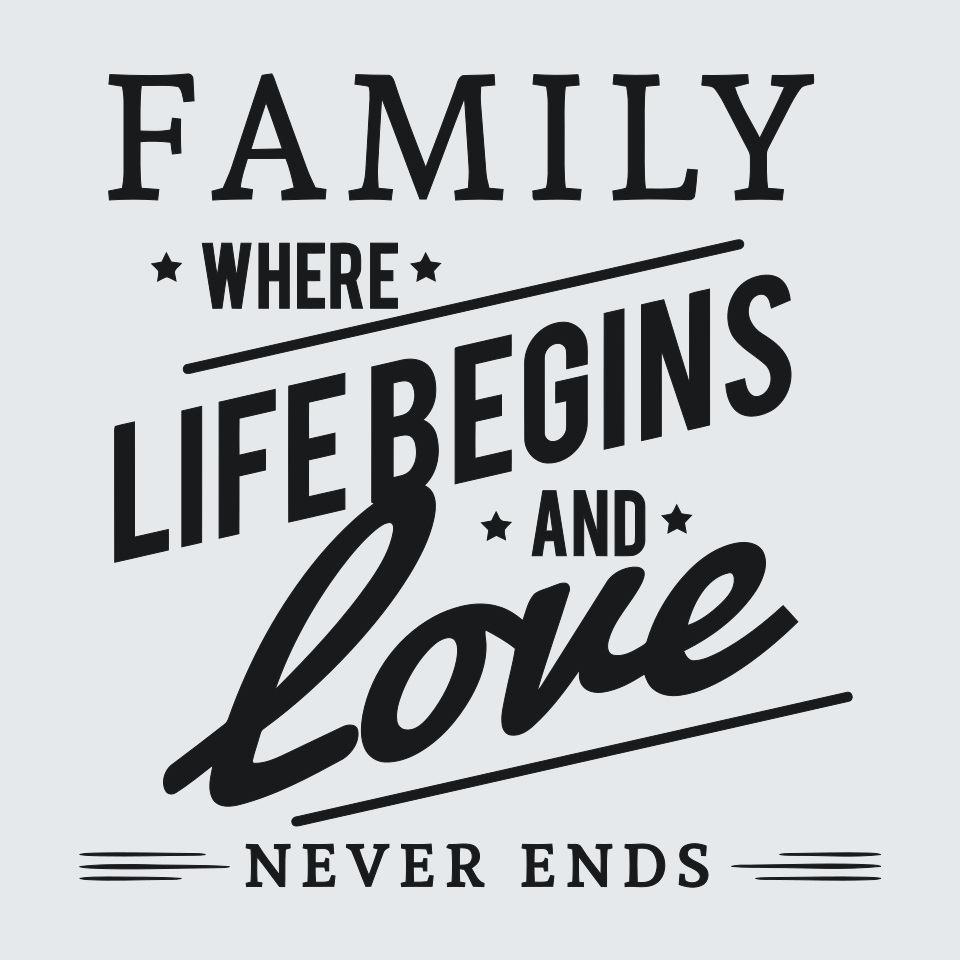 Paint by number - Familie