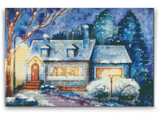 Diamond Paint - Vinterlandskab